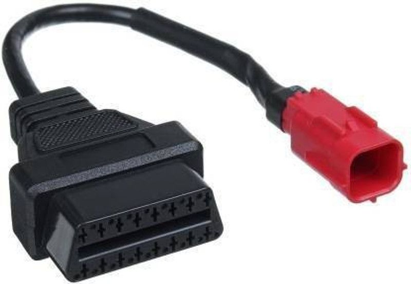 Zedex OBD-II (OBD2) 16 pin to 6 pin compatible with HONDA bikes OBD Interface
