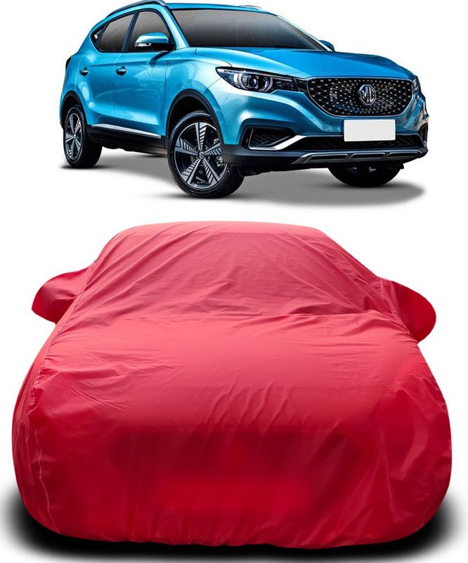 Genipap Car Cover For MG ZS EV (With Mirror Pockets)  (Red)