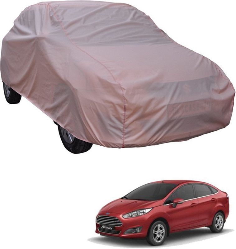 Gargi Traders Car Cover For Ford Fiesta (With Mirror Pockets)  (Pink)