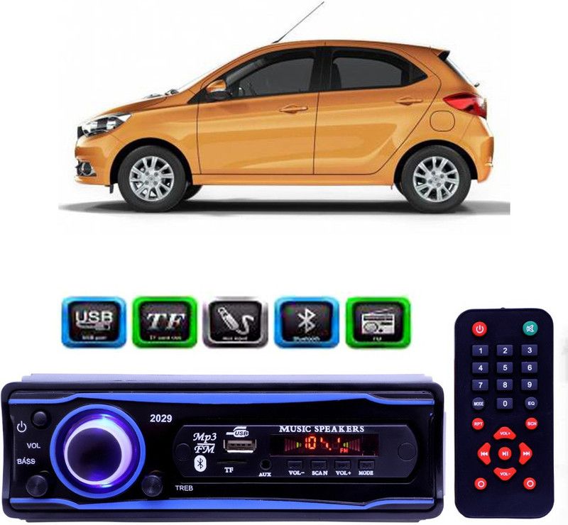 Genipap STEREO-999 BLUETOOTH/USB/SD/AUX/FM/MP3 (BLUE & Black)-550 Car Stereo  (Single Din)