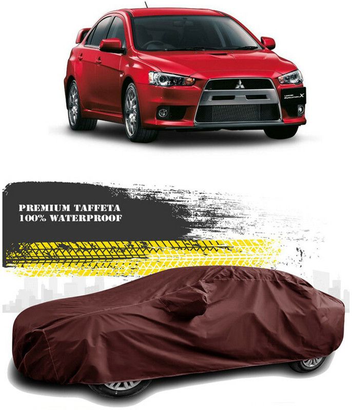 AutoTiger Car Cover For Mitsubishi Lancer (With Mirror Pockets)  (Maroon)