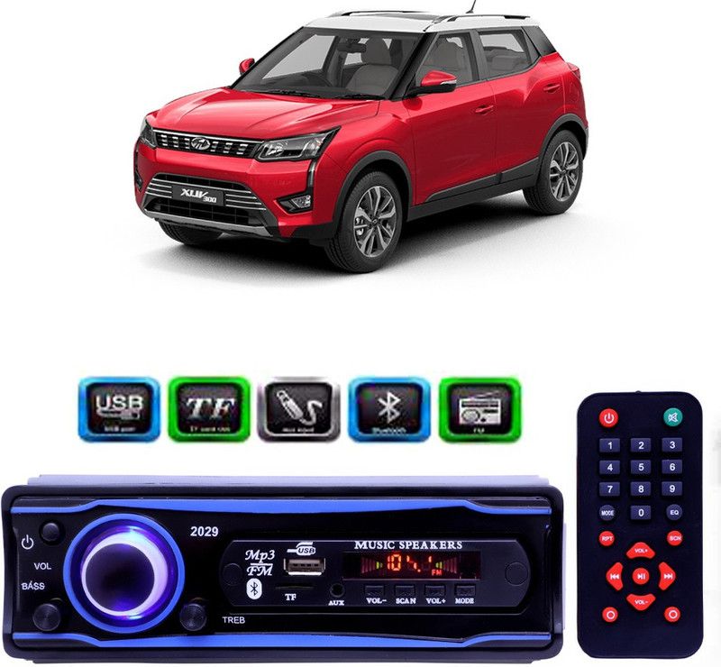 Genipap STEREO-999 BLUETOOTH/USB/SD/AUX/FM/MP3 (BLUE & Black)-287 Car Stereo  (Single Din)