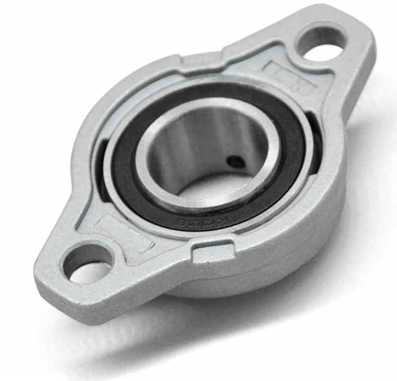 INVENTO 2 Pcs FL08 8mm Self Aligning Flange Pillow Block Ball Bearing - 3D Printer/CNC Wheel Bearing