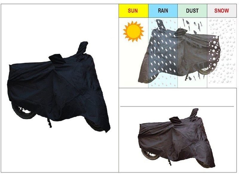 AutoBurn Two Wheeler Cover for Hero  (Passion Xpro, Black)