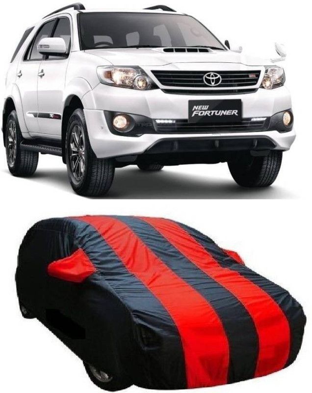 Bullseye Car Cover For Toyota Fortuner (With Mirror Pockets)  (Multicolor)