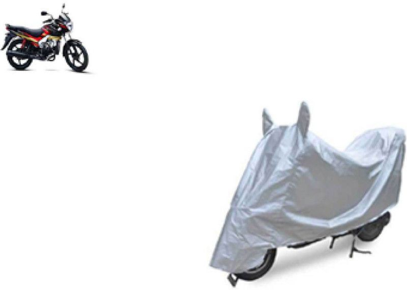 ISHLA Waterproof Two Wheeler Cover for Piaggio  (Vespa LX, Silver)
