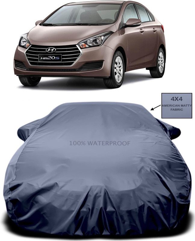 AUTOGARH Car Cover For Hyundai Xcent Facelift (With Mirror Pockets)  (Grey)