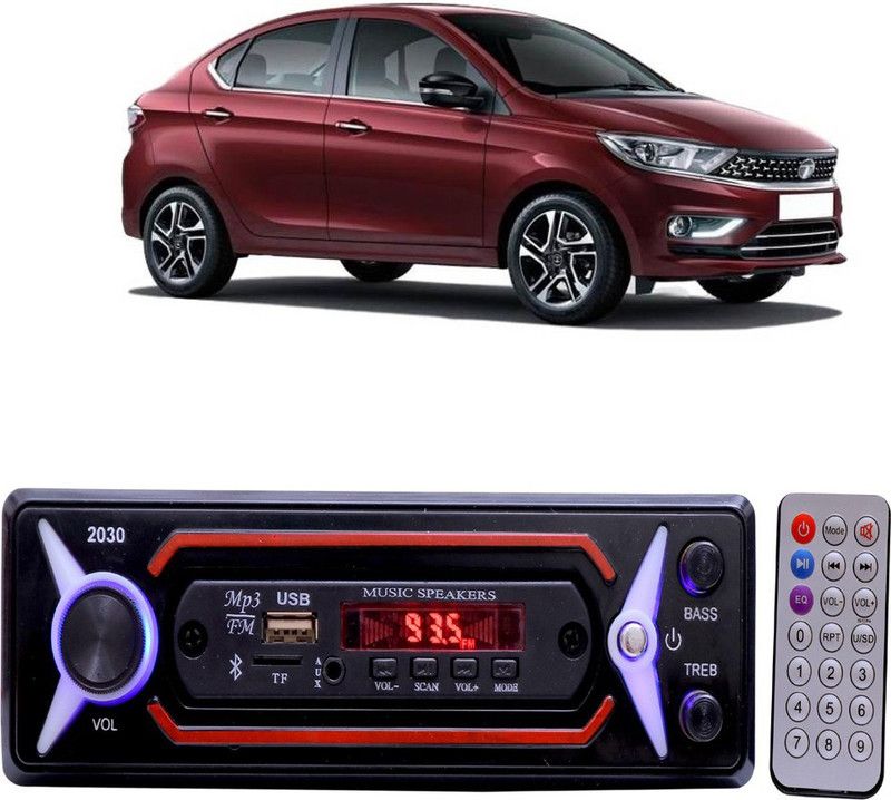 JBRIDERZ JB-2030 Red BLUETOOTH/USB/SD/AUX/FM/MP3 Car Stereo ( Single Din) E-554 Car Stereo  (Single Din)
