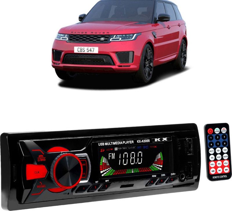 JBRIDERZ Boom Master A3000 with AUX/Bluetooth/USB/ MP3 B250 Car Stereo  (Single Din)
