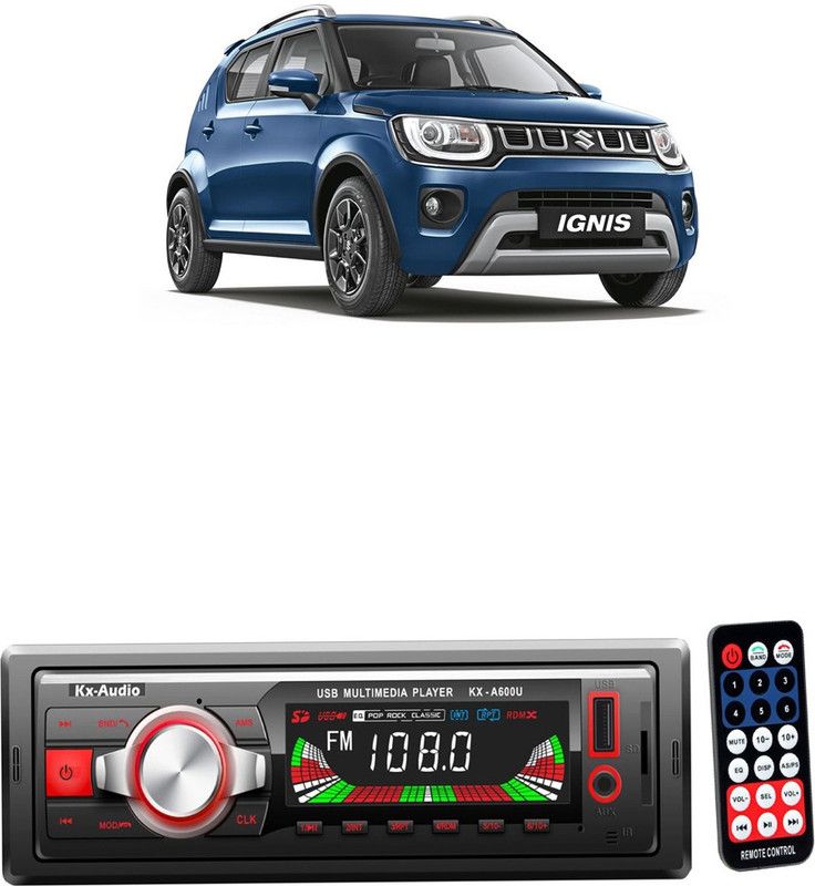 JBRIDERZ KX-A600U BLUETOOTH/USB/SD/AUX/FM/MP3 with Phone Caller Id Receiver B 324 Car Stereo  (Single Din)