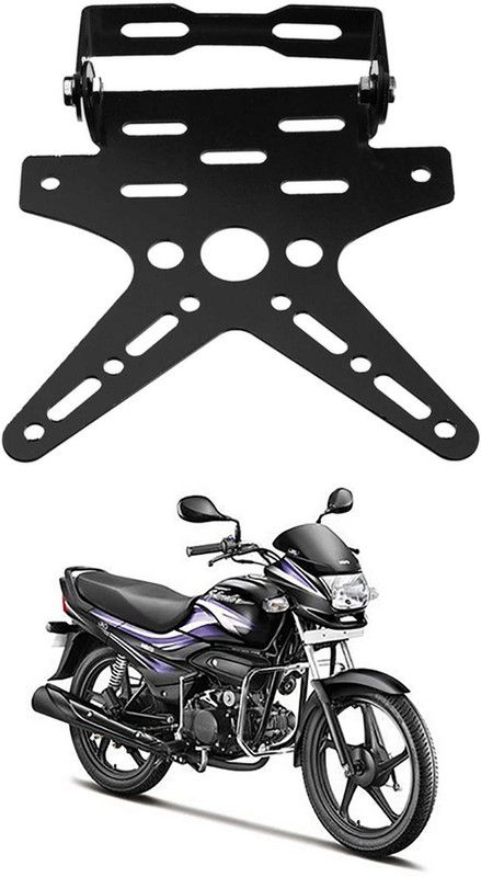 divis Bike License Number Plate Frame Holder Tail Tidy (Black) Bike Number Plate G-135 Bike Number Plate  (Aluminium 7 cm x 15 cm)
