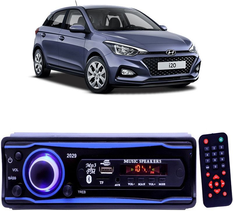 JBRIDERZ Blue 2029 USB/AUX/SD/BLUETOOTH/FM/MP3 BOOM MASTER STANDARD- B 188 Car Stereo  (Single Din)