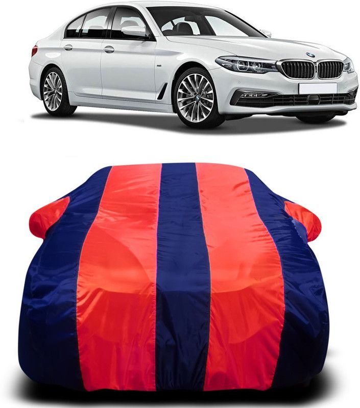 AUTOGARH Car Cover For BMW 525i (With Mirror Pockets)  (Red, Blue)