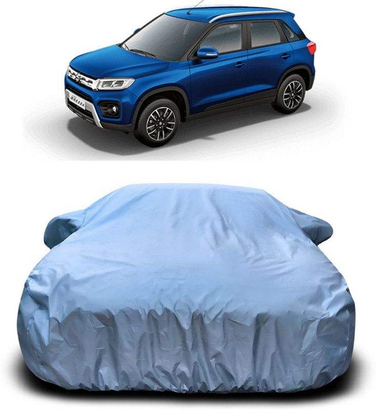 AUTOGARH Car Cover For Maruti Suzuki Vitara (With Mirror Pockets)  (Silver)