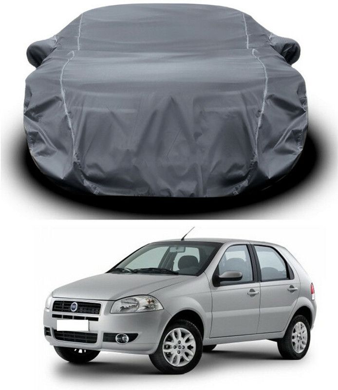 AutoTiger Car Cover For Fiat Palio D (With Mirror Pockets)  (Grey)