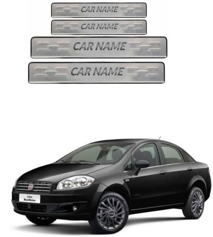 PRTEK Premium Quality Car Door Sill Scuff Plate Foot Steps 0086 Door Sill Plate