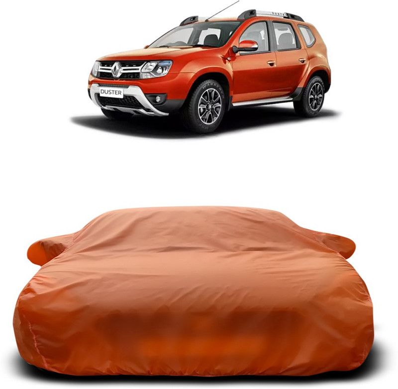 Ascension Car Cover For Renault Duster (With Mirror Pockets)  (Orange)