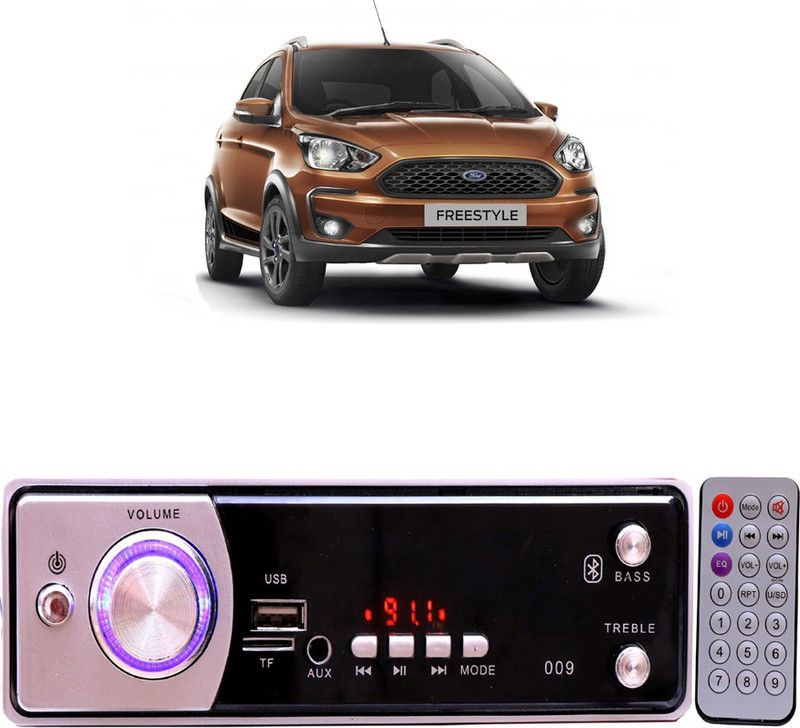 Bluedrum Silver009 BLUETOOTH/USB/SD/AUX/FM/MP3 Car Stereo ( Single Din) B-136 Car Stereo  (Single Din)
