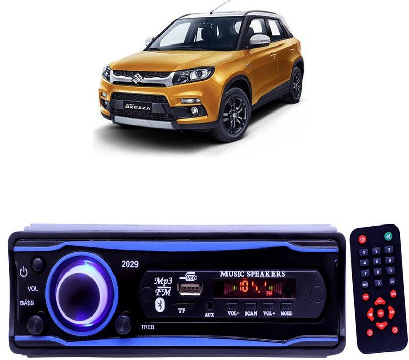 Purpleheart Blue 2029 USB/AUX/SD/BLUETOOTH/FM/MP3 BOOM MASTER STANDARD- P346 Car Stereo  (Single Din)