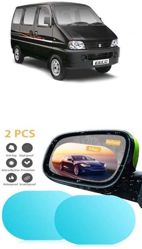 Accessorique Antifog_329 Car Mirror Rain Blocker  (White)