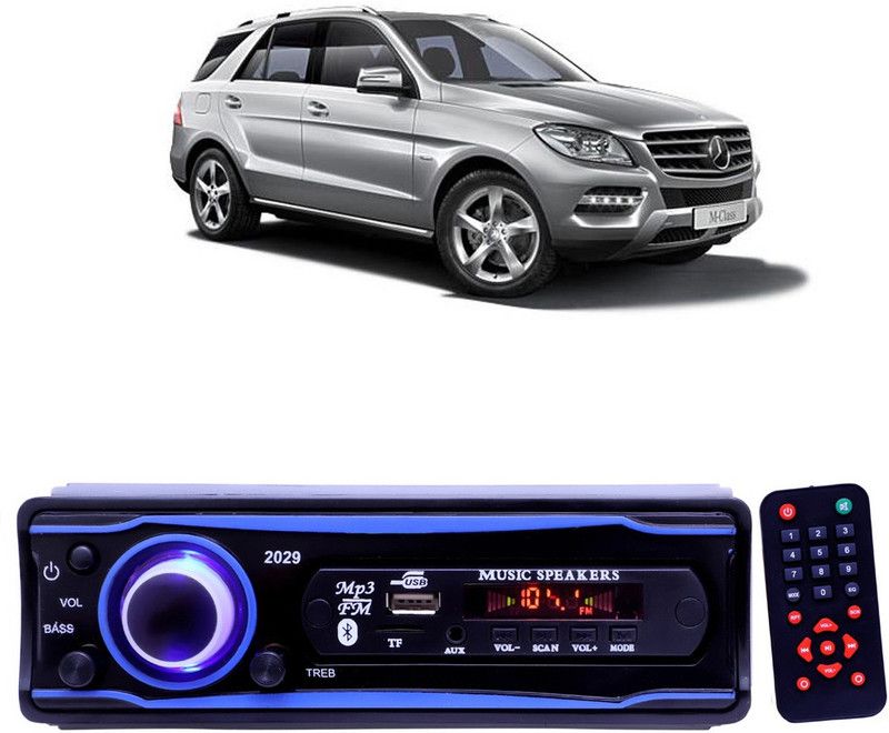 YUNEIK Blue Stereo-999 BLUETOOTH/USB/SD/AUX/FM/MP3 (BLUE & Black)Y-400 Car Stereo  (Single Din)