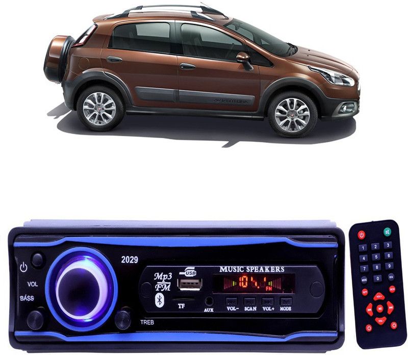 Purpleheart Blue 2029 USB/AUX/SD/BLUETOOTH/FM/MP3 BOOM MASTER STANDARD- P106 Car Stereo  (Single Din)