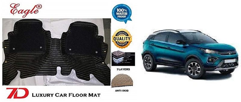 EAGLE Leather, Vinyl 7D Mat For Tata Nexon  (Black)