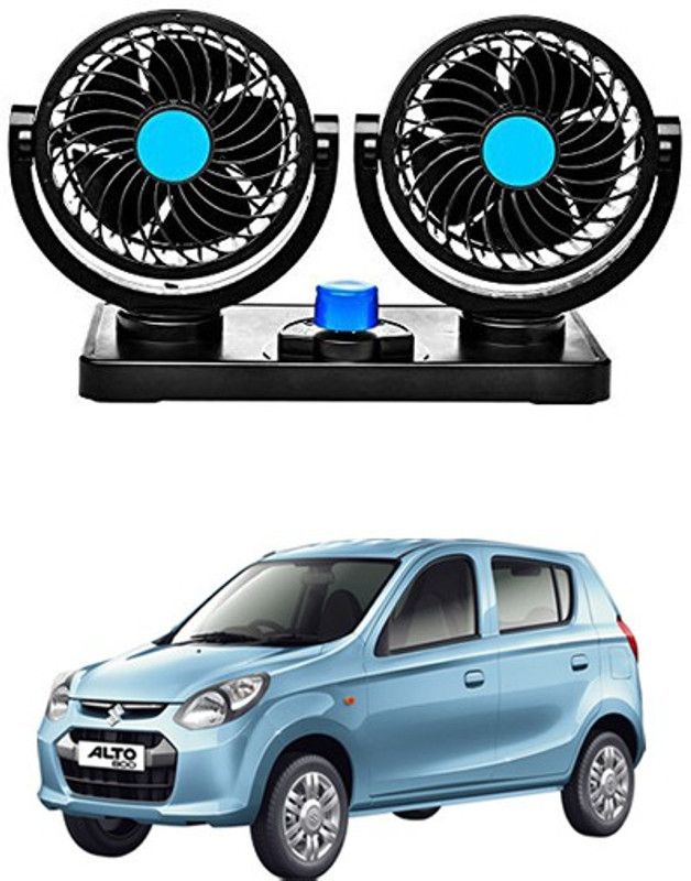 RKPSP 360 Degree Car Fan - 12V,Dual Head Fans,Car dashboard fan For Alto 800 Car Interior Fan  (12 V)