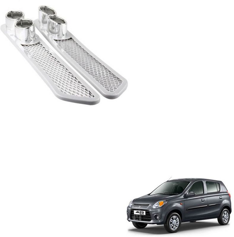 SEMAPHORE Plastic Car Bumper Guard  (White, Pack of 2, Maruti, Alto 800)