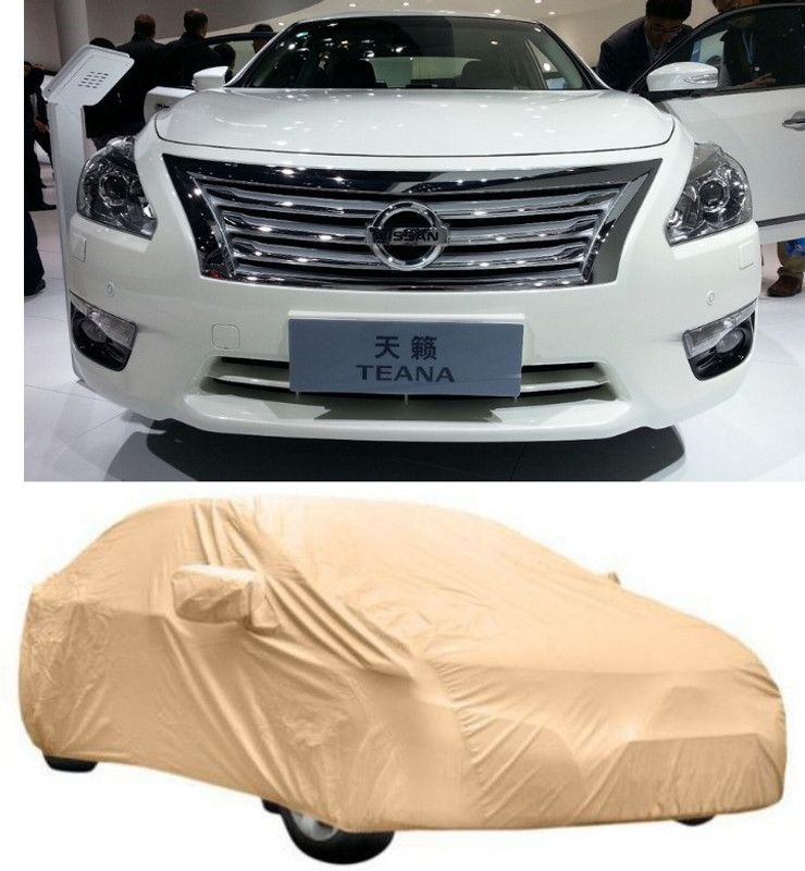 Chiefride Car Cover For Nissan Teana (With Mirror Pockets)  (Beige)