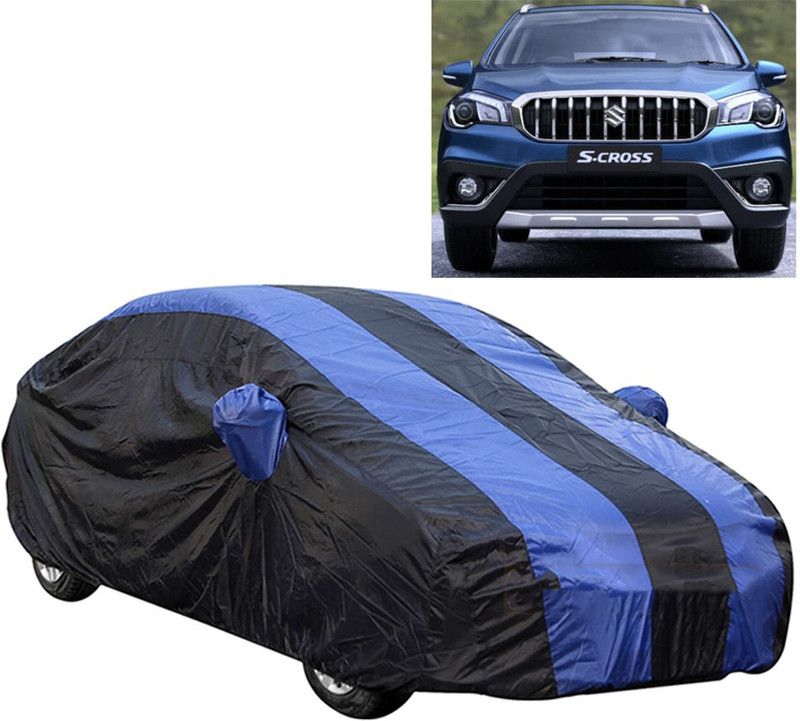 octavic Car Cover For Maruti Suzuki S-Cross (With Mirror Pockets)  (Blue)