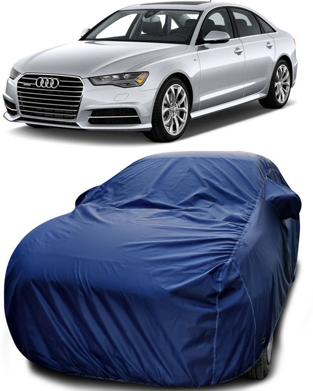 Dvis Car Cover For Audi S6 (With Mirror Pockets)  (Blue)