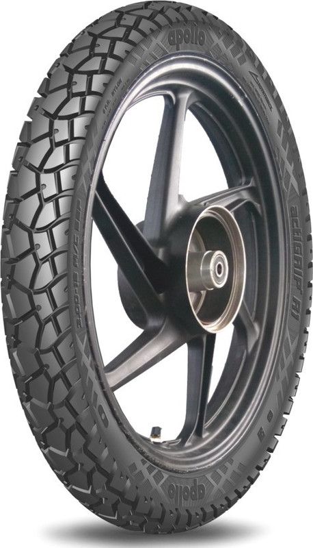 Apollo ACTIGRIP (R1) 3.00-18 Rear Two Wheeler Tyre  (Dual Sport, Street, Offroad Knobbies, Street, Tube Less)