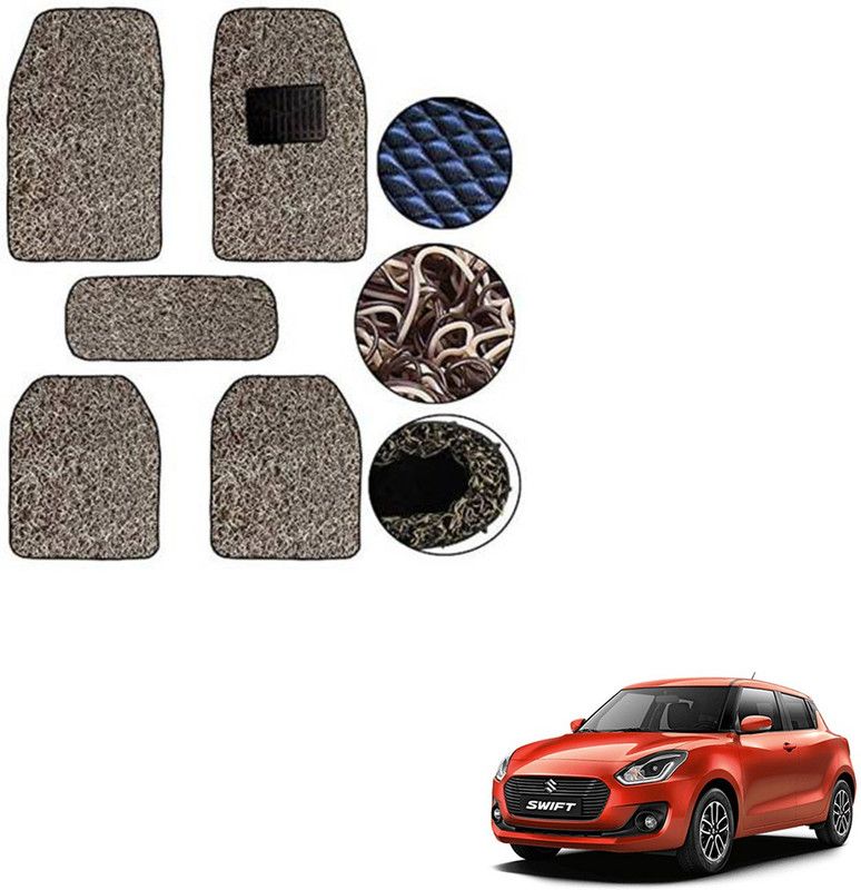 SEMAPHORE PVC, Rubber Standard Mat For Maruti Swift  (Beige, Brown)
