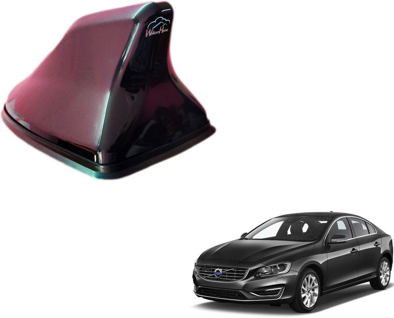 WolkomHome High performance Shark Fin Antenna Black color Car FM Radio Signal Aerials for S60 Sfin_Black_o_S60 Satellite Vehicle Antenna