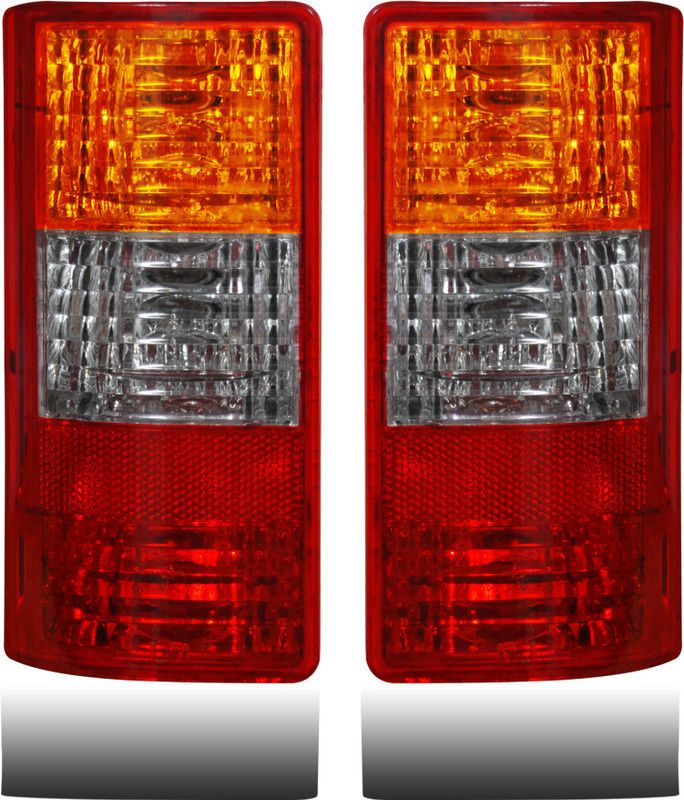Allpartssource Tail Lamp Assy. 2 Pieces Set Suitable for Bajaj Maxima Car Reflector Light  (Red, White, Yellow)