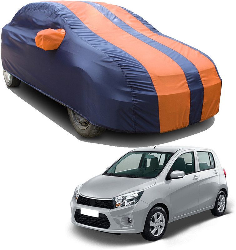 SS FOR YOUR SMART NEEDS Car Cover For Maruti Celerio X AMT VXI Petrol (With Mirror Pockets)  (Orange, Blue)