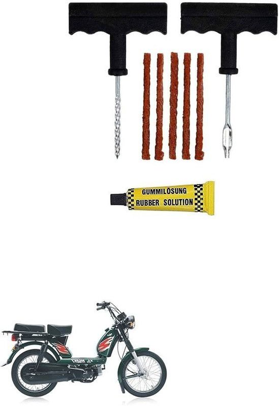 AS TRADERS Tubeless Tyre Puncture Repair Kit for TVS Heavy Duty Super XL Tubeless Tyre Puncture Repair Kit