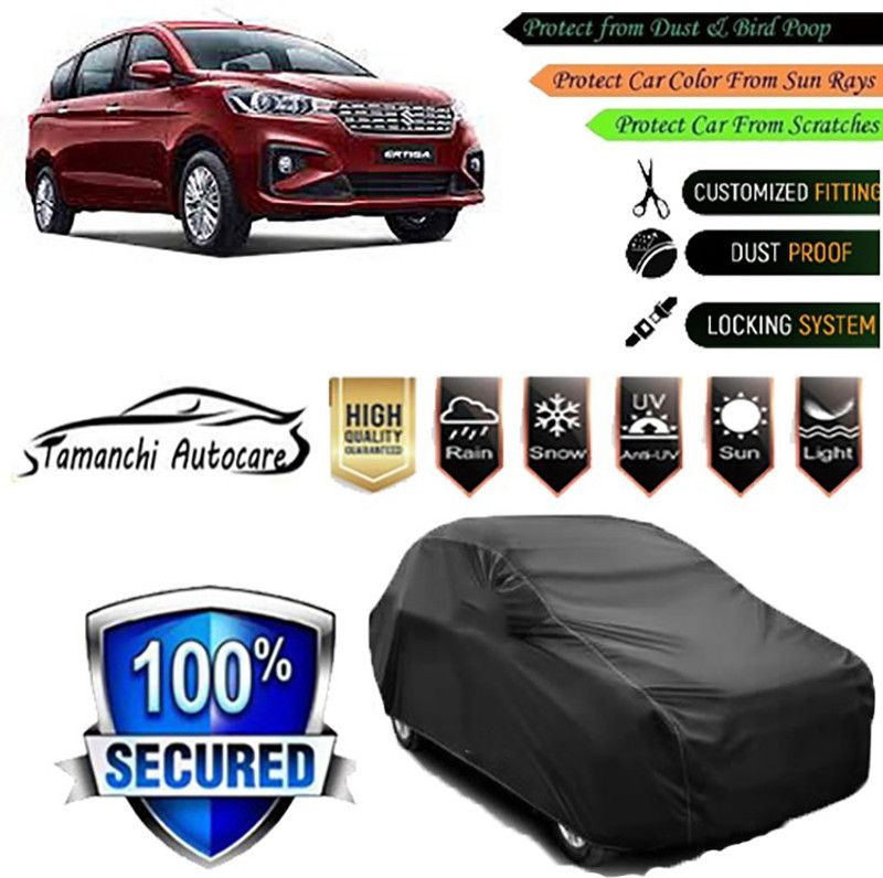 Tamanchi Autocare Car Cover For Maruti Suzuki Ertiga  (Black)