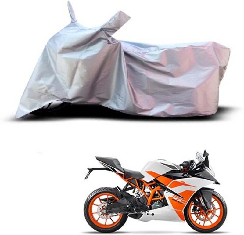 APNEK Waterproof Two Wheeler Cover for KTM  (Duke 200, Silver)