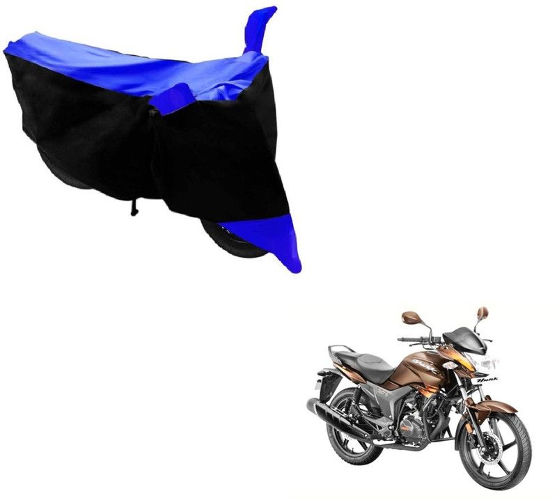 AUTYLE Two Wheeler Cover for Hero  (Hunk, Black, Blue)