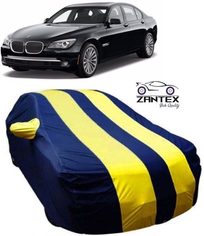 ZANTEX Car Cover For BMW 725i (With Mirror Pockets)  (Blue, Yellow)
