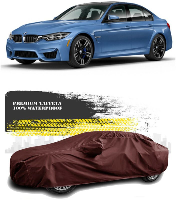 AutoTiger Car Cover For BMW M3 (With Mirror Pockets)  (Maroon)