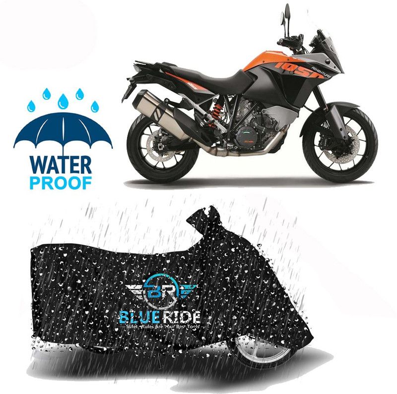 BLUERIDE Two Wheeler Cover for CFMoto  (650MT, Black)