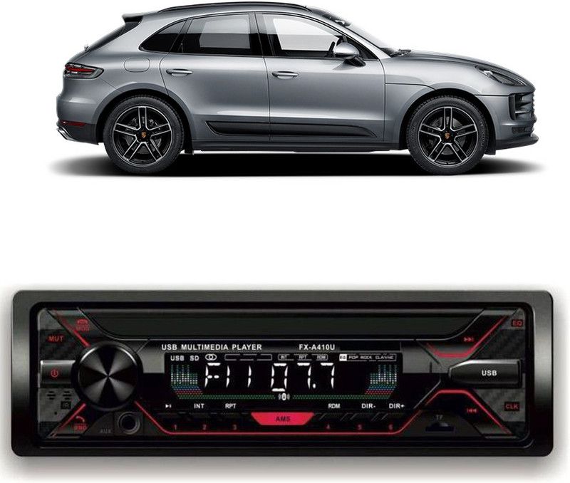 Genipap Car Stereo FX- A100U Car Stereo with Bluetooth, USB, SDCard , Aux G-467 Car Stereo  (Single Din)