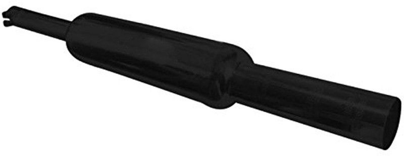 Dhe Best Short Bottle Full Black Exhaust Silencer Royal Enfield Classic 350 Royal Enfield Classic 350 Full Exhaust System  (Mild Steel)