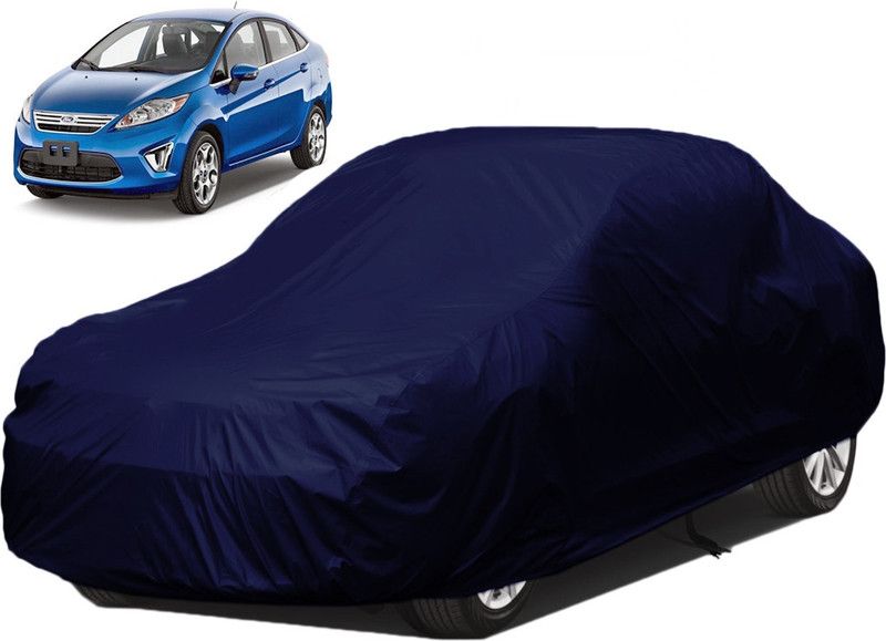 QualityBeast Car Cover For Ford Fiesta (Without Mirror Pockets)  (Blue)
