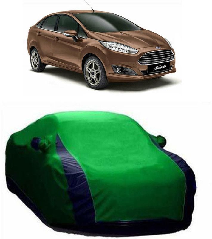ARN Car Cover For Ford Fiesta (With Mirror Pockets)  (Green, Blue)