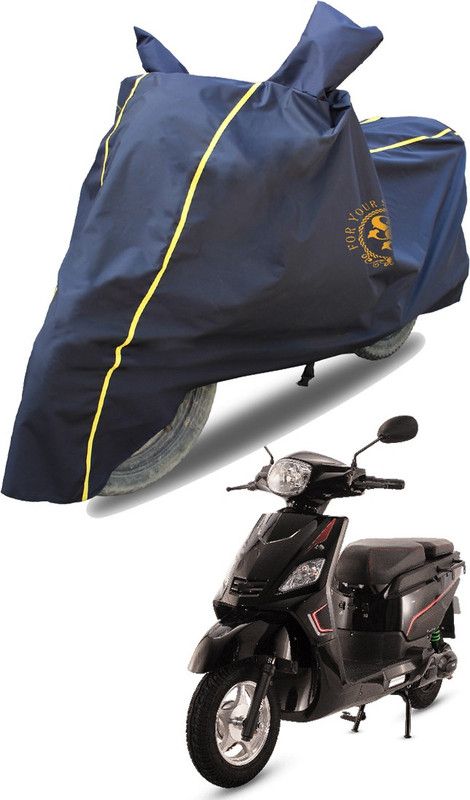 SS FOR YOUR SMART NEEDS Waterproof Two Wheeler Cover for Hero  (Electric NYX HS500 ER BS6, Blue)