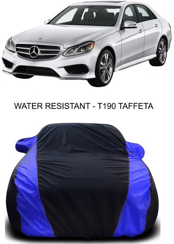 Ascension Car Cover For Mercedes Benz E250 (With Mirror Pockets)  (Black, Blue)